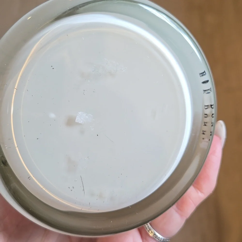 Rae Dunn Milky Glass "BRUSHES" Holder - Picture 3 of 6